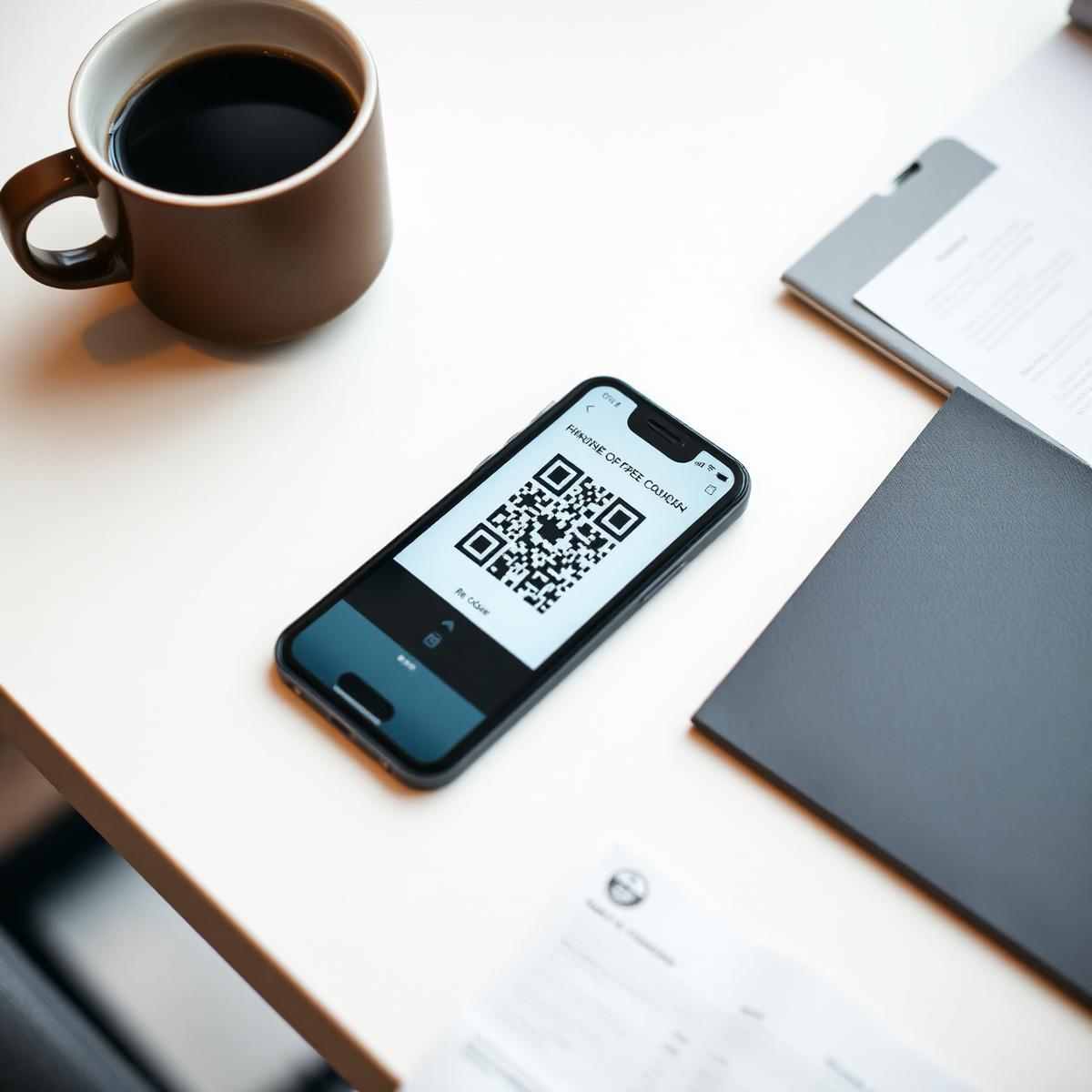 Cliente pagando por QR